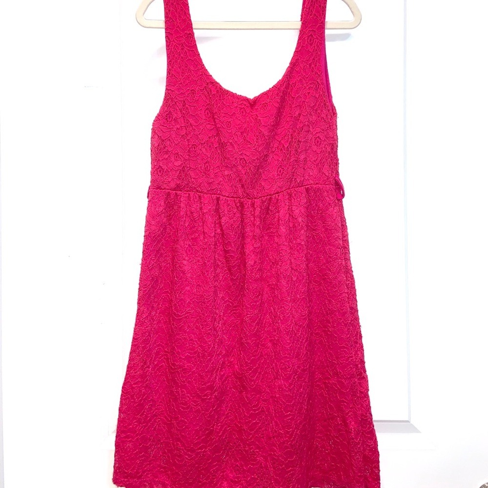 Pink Lace Dress - Boutique